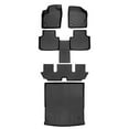 thumbnail image 1 of SA0300-B0443-C0443-D0300 Behind 2nd Row Floor Mats & Cargo Liner Set with Bucket Seats without Fender Audio for 2018-2022 Volkswagen Atlas, Black, 1 of 1