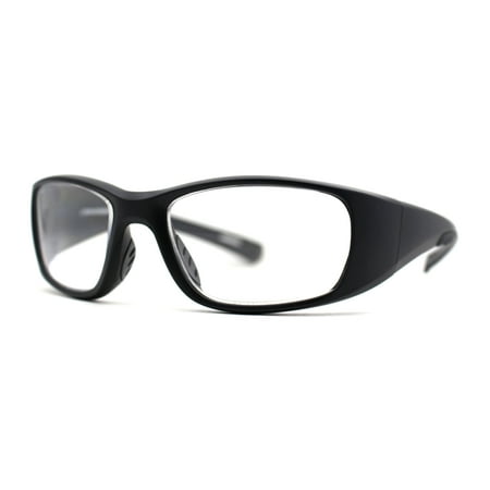 SA106 AP Z87+U6 Safety Lens Wrap Sport Soft Tip Black Reading Glasses +2.5