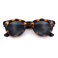 thumbnail image 1 of SA106 Geometric Round Polarized Sunglasses Retro Hipster UV400 TAC Lens / Tortoise Frame - Black Lens, 1 of 8
