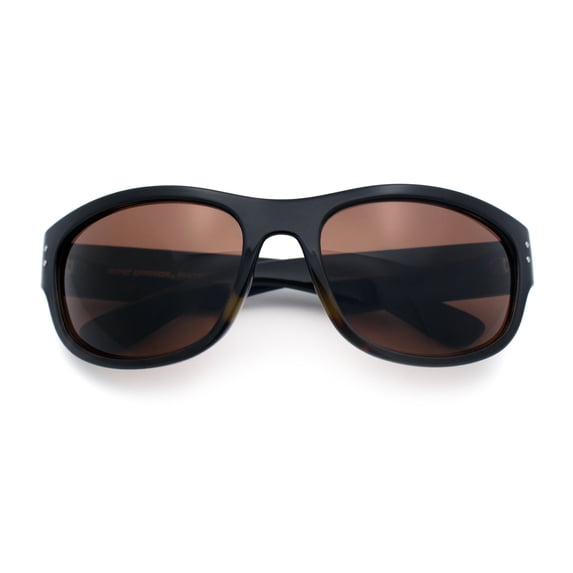 SA106 Night Driving Sunglasse for Men UV400 Blue Light Glare Reduction Anti Glare Wraparound Black Tortoise Frame