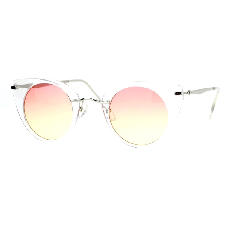 SA106 Oceanic Summer Lens Clear Frame Cat Eye Womens  display picture 3