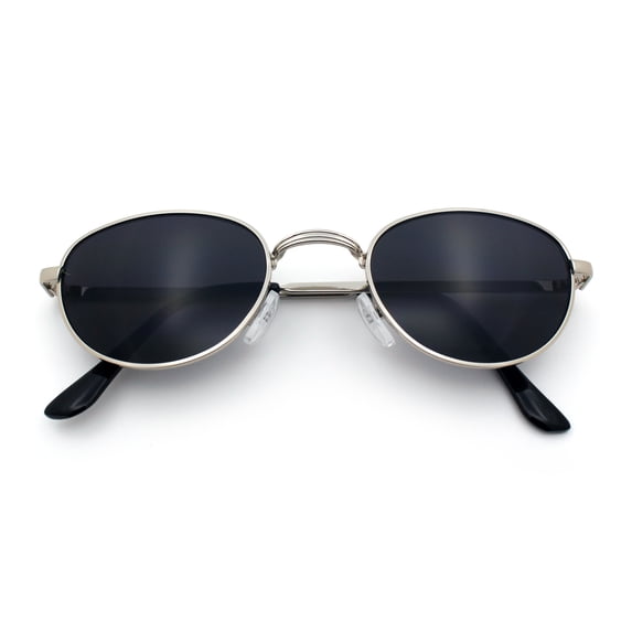 SA106 Oval Metal Sunglasses for Women and Men