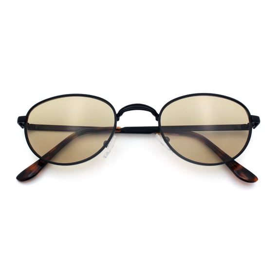SA106 Oval Metal Sunglasses for Women and Men