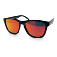 thumbnail image 1 of SA106 Polarized Sport Sunglasses for Men UV400 Lightweight Matte Plastic Black Frame - Red Mirror, 1 of 6