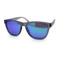 thumbnail image 1 of SA106 Polarized Sport Sunglasses for Men UV400 Lightweight Matte Plastic Slate Frame - Green Mirror, 1 of 6