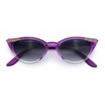 thumbnail image 1 of SA106 Retro Glam Rhinestone Cat Eye Sunglasses UV400 Gradient / Purple, 1 of 7