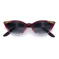 thumbnail image 1 of SA106 Retro Glam Rhinestone Cat Eye Sunglasses UV400 Gradient / Red, 1 of 7
