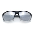 thumbnail image 1 of SA106 Sport Wrap Sunglasses UV400 Mirror Lens Lightweight Active Eyewear Black Clear Frame - Silver Mirror Lens, 1 of 7