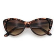 thumbnail image 1 of SA106 Womens Classic Gothic Mod Cat Eye Sunglasses Tortoise - Brown, 1 of 8