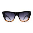 thumbnail image 1 of SA106 Womens Mod Oversize Cat Eye Goth Sunglasses Black Tortoise Smoke, 1 of 4