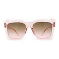 thumbnail image 1 of SA106 Womens Mod Oversized Square Cat Eye Sunglasses Pink Brown, 1 of 4