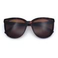thumbnail image 1 of SA106 Womens Polarized Cat Eye Sunglasses Oversized Fashion Frame UV400 Anti Glare Tortoise Frame - Brown Lens, 1 of 5