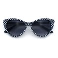 thumbnail image 1 of SA106 Womens Retro Cat Eye Polka Dot Vintage 50s UV400 Sunglasses / Black, 1 of 6