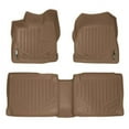 thumbnail image 1 of SA1070-B1070 Custom Fit Floor Mats 2 Row Liner Set for 2010-2011 Chevrolet Equinox, Tan, 1 of 1