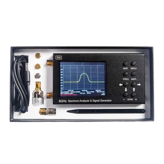 SA6 Portable 6Ghz Spectrum Analyzer & Signal Genertor TO, 2G, 3G, 4G, LTE, CDMA, DCS, GSM, GPRS,GLONASS ,Accurate Testing