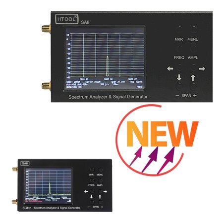 SA6 upgraded SA8 spectrum analyzer Multi-language switching Frequency and amplitude detection speed reduction, etc.