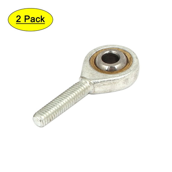 SA6T/K Metal Male Thread Self-lubricating Rod End Bearings 6mm Hole Dia 2pcs