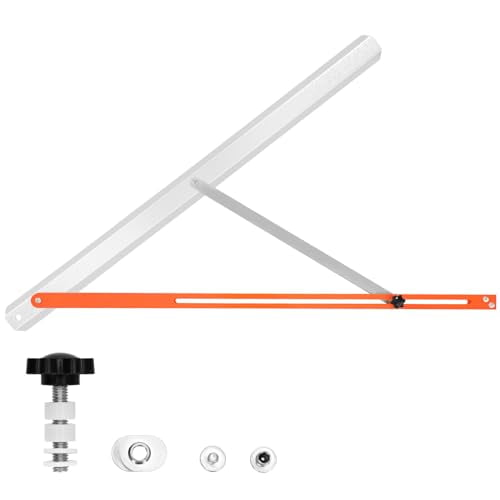 SA904 Angle Measuring Tool 30 Inches Aluminum/Steel Construction with Handy Guide-Slot for Snapper Shear Side Knives, for Dust-Free Snapper Shears$$Tools