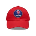 thumbnail image 1 of SAAB Dad Hat with Leather Patch (Round), 1 of 4
