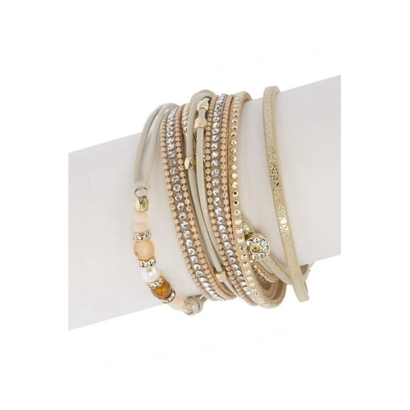 SAACHI Indulgent Beaded Rhinestone Bracelet