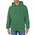 thumbnail image 1 of SAATLERI Hoodies for Men Fall Fleece Lined Loose Fit Sweatshirts Casual Drawstring Long Sleeve Pullover With Kangaroo Pocket, 1 of 4