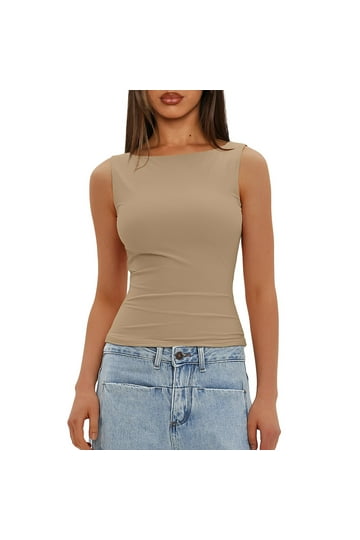 Boat Neck Tank Tops