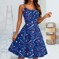thumbnail image 1 of SAATLERI Womens Y2K Sleeveless Cocktail Dress 4th of July Patriotic Dress Stretchy Slim Fit Summer Evening Party Dress, 1 of 5