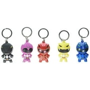 SABAN SDCC 2017 Exclusive - Power Rangers 3D Foam Key Ring - 5 Pc Set Novelty Accessory