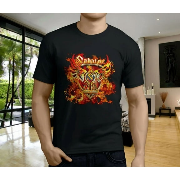 SABATON Unisex Gift Christmas Band Black Men S-234XL T-shirt