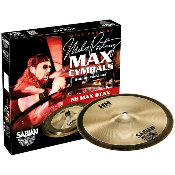 SABIAN HH Mid Max Stax Cymbal Pack 10 in. Kang, 10 in. Crash