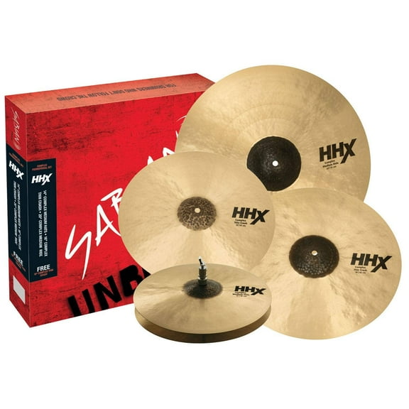 Sabian HHX Complex Promotional Cymbal Set w/ Free 18" Crash