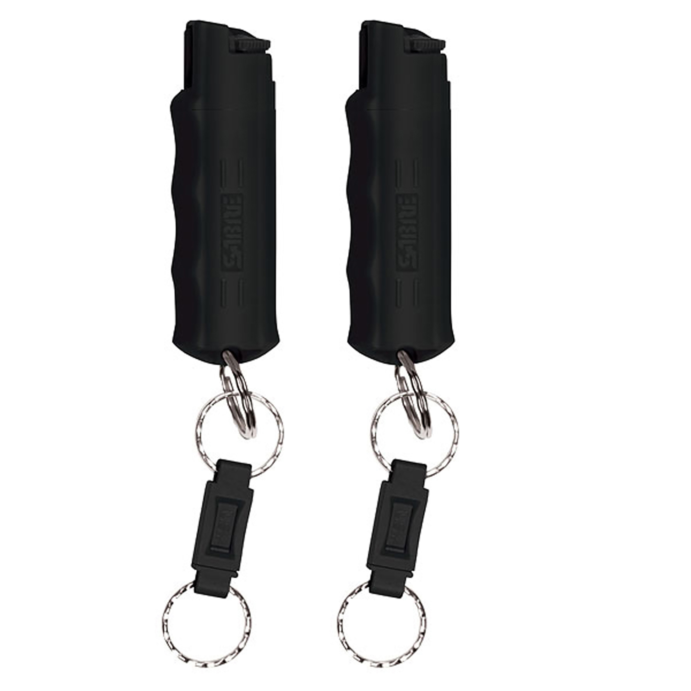 SABRE Black Hard Case Pepper Spray, Pack of 2