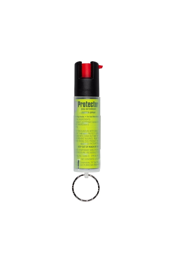 Dog Spray Protector Dog Deterrent with Keychain Maximum Strength, Green, 1 Count, Animal Pepper Sprays
