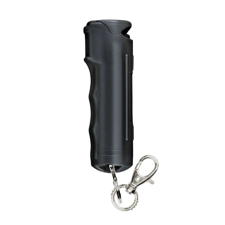 SABRE Fast Flip Top Pepper Gel with Snap-Clip Keychain, Black, 1 Ct, New, Pocket Pepper Sprays