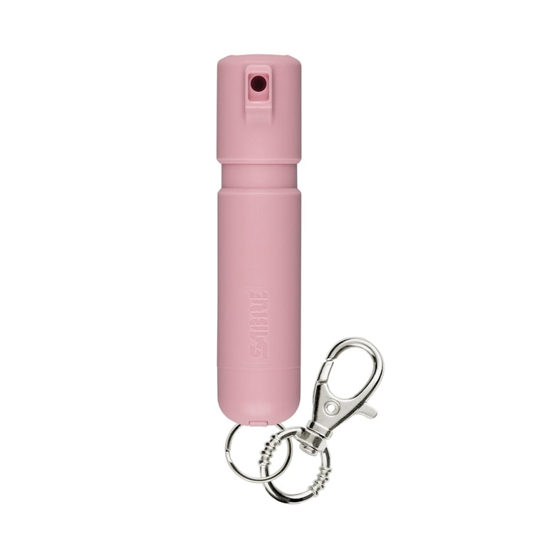 SABRE Mighty Discreet Pepper Spray with Snap-Clip Keychain, 0.18