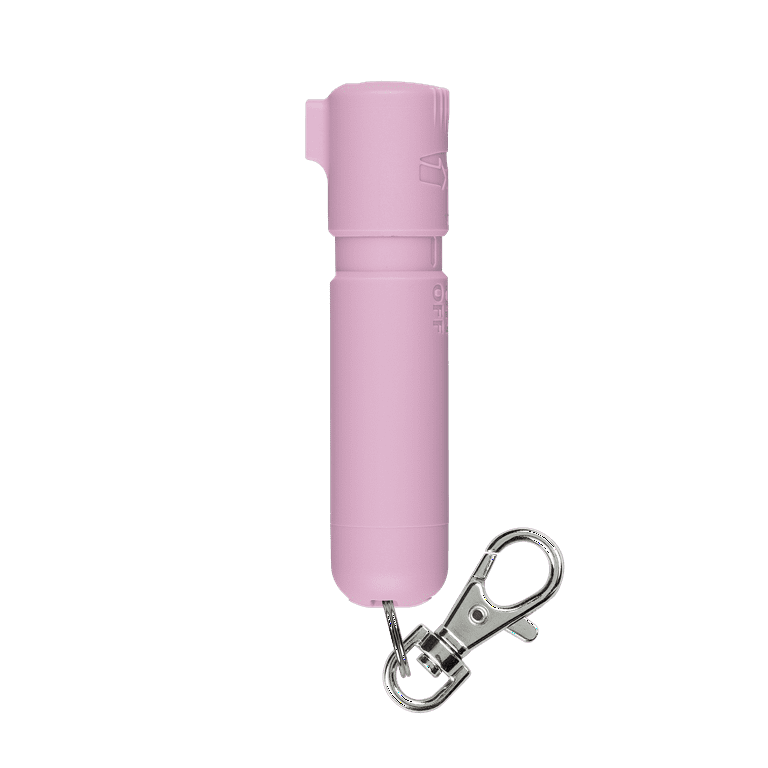 SABRE Mighty Discreet Pepper Spray with Snap-Clip Keychain, Soft
