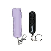 SABRE Pepper Gel & Personal Alarm Kit, Snap Clip and Key Ring for Easy Access, Lavender Pepper Spray, 1 Ct