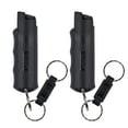 thumbnail image 1 of SABRE Pepper Spray Keychain with Quick Release for Easy Access  Max Police Strength OC Spray, Finger Grip for Accurate Aim, 10-Foot (3M) Range, 25 Bursts (5X Other Brands), 1 of 9