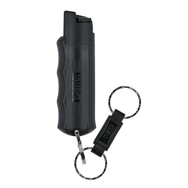 SABRE Pepper Spray Keychain with Quick Release, Black, 1 Ct, New, Pocket Pepper Sprays