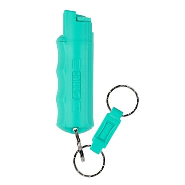SABRE Pepper Spray Keychain with Quick Release, Mint Color, 1 Ct, New, Pocket Pepper Sprays