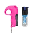 thumbnail image 1 of SABRE Pepper Spray with Quick Grip Finger Loop & Practice Spray, Faster Aim & Enhanced Grip, Keychain Attachment, For Beginners, Students, Commuters, Elderly – Protection On-The-Go, 1 of 7