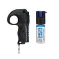thumbnail image 1 of SABRE Pepper Spray with Quick Grip Finger Loop & Practice Spray, Faster Aim & Enhanced Grip, Keychain Attachment, For Beginners, Students, Commuters, Elderly – Protection On-The-Go, 1 of 7