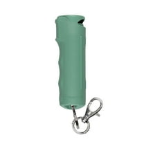 SABRE Fast Flip Top Pepper Spray with Snap-Clip Keychain, Sage Green