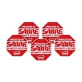thumbnail image 1 of SABRE Plastic Stop Signs/Security Signs, 5.00" x 1.00", Red, 1 of 6