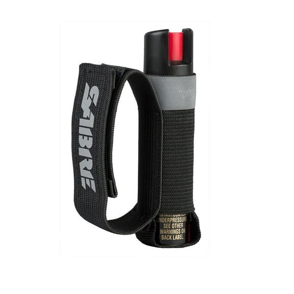 SABRE Runner Pepper Gel with Adjustable Hand Strap, Black, 0.21 lb, 1 Ct, New, Pocket Pepper Sprays