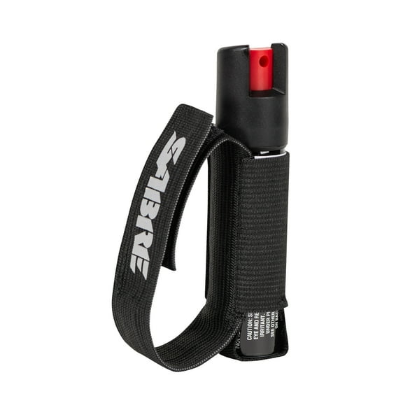 SABRE Runner Pepper Gel with Adjustable Hand Strap, Black, Solid Print, 0.21 lb, 1 in x 1 in x 4 in
