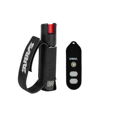 SABRE Running Safety Kit with Pepper Gel & Personal Alarm, Black, New, 1 Ct, Pocket Pepper Sprays