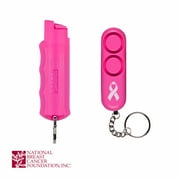 SABRE Safety Kit with Pepper Spray and Key Chain Personal Alarm, Pink, 1 Ct, 3.75 in x 1 in x 1 in
