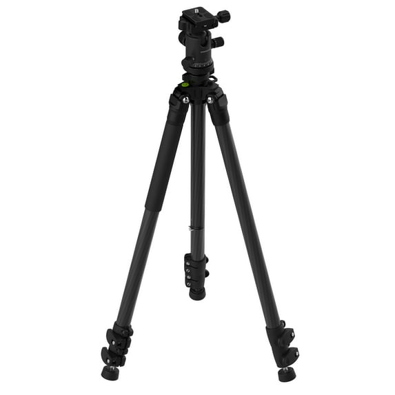 SABRENT 62 Inch Carbon Fiber Tripod With 360 Degree Camera Mount (TP-CF62)