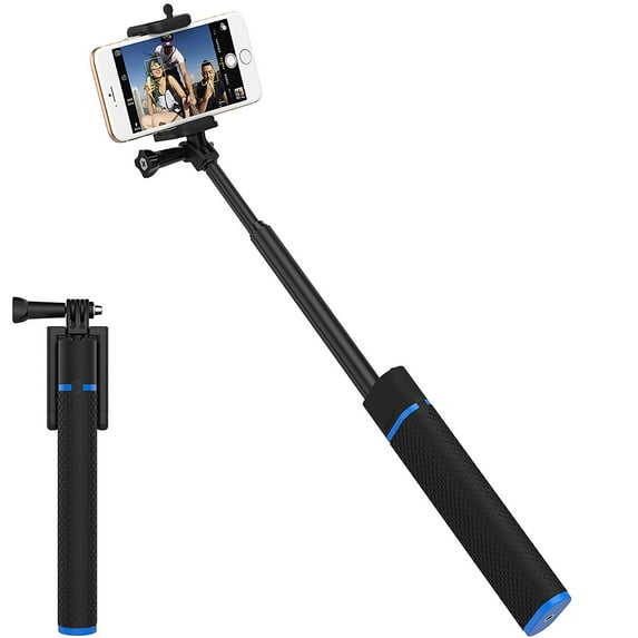 SABRENT Bluetooth Selfie Stick with Built-in 5200mAh Battery Charger (GR-SSTK)